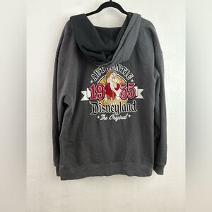 Disney World Embroidered vintage authentic 1955 gray Hoodie Jacket size XXL